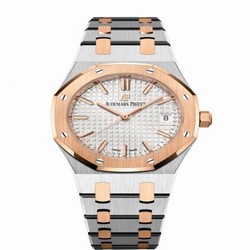 Audemars Piguet Royal Oak Selfwinding 34 Stainless Steel / Red Gold / Silver / Bracelet 77350SR.OO.1261SR.01