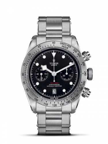 Tudor Heritage Black Bay Black Chronograph / Bracelet 79350-0004