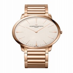Vacheron Constantin Patrimony Contemporaine 40 Manual-Winding Pink Gold / Silver / Bracelet 81180/CB1R-9159