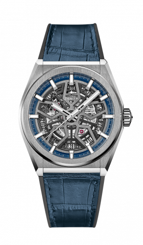Zenith Defy Classic Titanium / Skeleton / Alligator 95.9000.670/78.R584