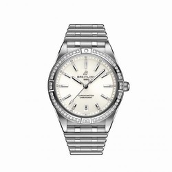 Breitling Chronomat Automatic 36 Stainless Steel - Diamond / White / Rouleaux A10380591A1A1