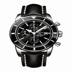 Breitling Superocean Heritage 46 Chronograph Stainless Steel / Black / Black / Calf A1332024.B908.441X