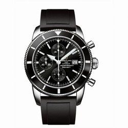 Breitling Superocean Heritage 46 Chronograph Stainless Steel / Black / Black / Rubber A1332024.B908135S
