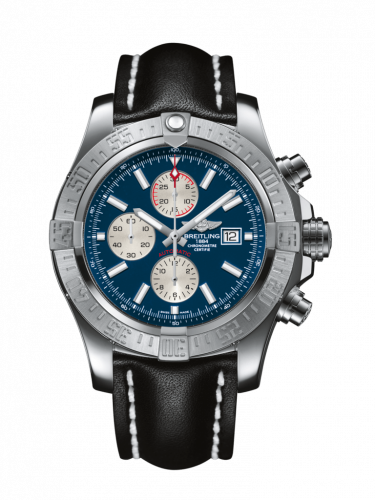 Breitling Super Avenger II Stainless Steel / Mariner Blue / Calf / Pin A1337111/C871/441X/A20BA.1