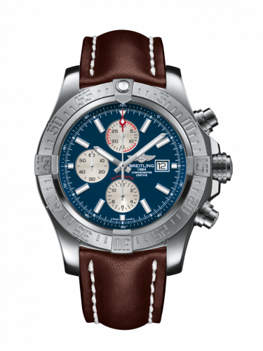 Breitling Super Avenger II Stainless Steel / Mariner Blue / Calf / Folding A1337111/C871/444X/A20D.1