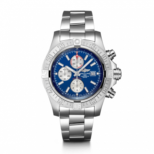 Breitling Super Avenger II Stainless Steel / Mariner Blue / Bracelet A13371111C1A1