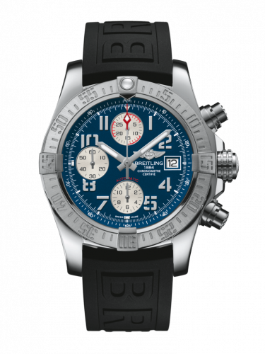 Breitling Avenger II Stainless Steel / Mariner Blue / Rubber / Pin A1338111/C870/152S/A20S.1