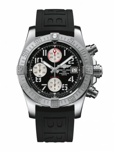 Breitling Avenger II Stainless Steel / Volcano Black / Rubber / Folding A13381111B2S1