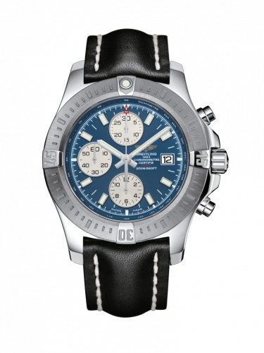 Breitling Colt Chronograph Automatic Stainless Steel / Mariner Blue / Calf / Pin A1338811/C914/435X/A20BA.1