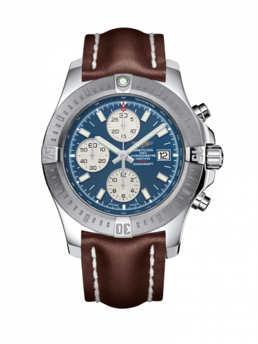 Breitling Colt Chronograph Automatic Stainless Steel / Mariner Blue / Calf / Pin A1338811/C914/437X/A20BA.1