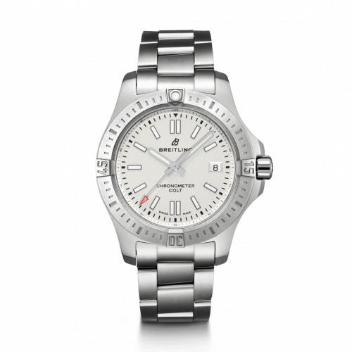 Breitling Chronomat Colt 41 Automatic Silver / Bracelet A17313101G1A1