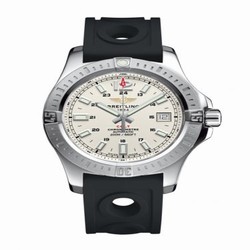 Breitling Colt 41 Automatic Stratus Silver / Rubber A1731311.G820.225S