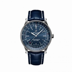 Breitling Navitimer Automatic 41 Automatic Stainless Steel / Blue / Croco / Folding A17326161C1P4