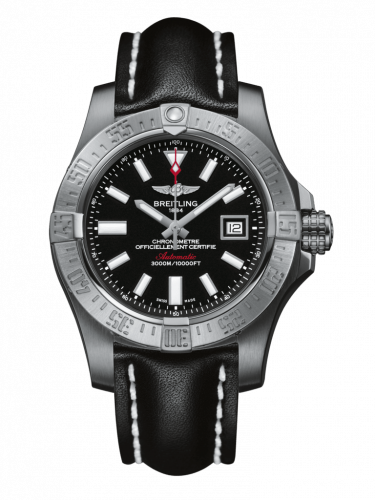 Breitling Avenger II Seawolf Stainless Steel / Volcano Black / Calf / Folding A1733110/BC30/436X/A20DSA.1