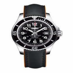 Breitling Superocean II 42 Stainless Steel / Volcano Black / Rubber A17365C9.BD67.244X