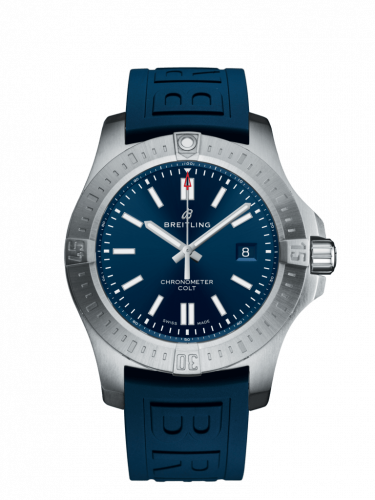 Breitling Chronomat Colt 44 Automatic Blue / Rubber / Folding A17388101C1S1