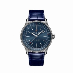 Breitling Navitimer 1 35 Automatic Stainless Steel / Blue / Croco / Folding A17395161C1P2