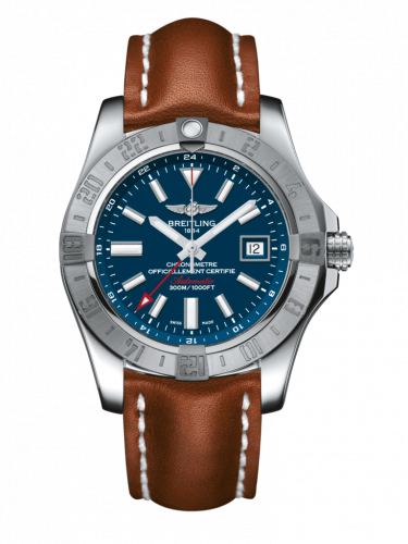 Breitling Avenger II GMT Stainless Steel / Mariner Blue / Calf / Folding A3239011/C872/434X/A20D.1