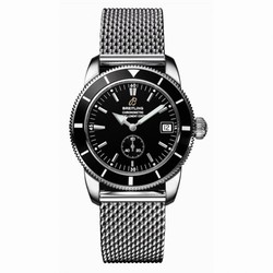Breitling Superocean Heritage 38 Stainless Steel / Black / Milanese A3732024.B869