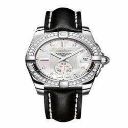 Breitling Galactic 36 Automatic Stainless Steel / Diamond / Pearl Diamond / Calf A3733053/A717/414X//A16BA.1