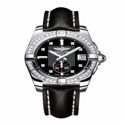 Breitling Galactic 36 Automatic Stainless Steel / Diamond / Volcano Black Diamond / Calf A3733053/BD02/414X/A16BA.1