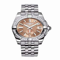 Breitling Galactic 36 Automatic Stainless Steel / Diamond / Copperhead Bronze / Bracelet A3733053/Q582/376A