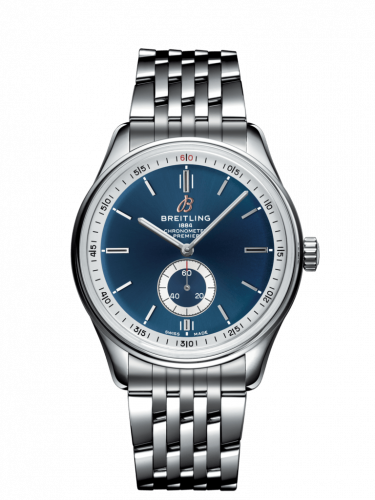 Breitling Premier Automatic 40 Stainless Steel / Blue / Bracelet A37340351C1A1