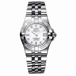 Breitling Galactic 30 White / Diamond / Bracelet A71340L2.A713.368A