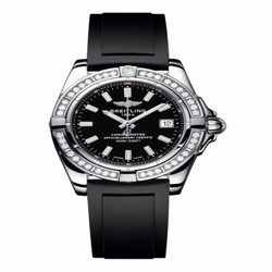 Breitling Galactic 32 Stainless Steel / Diamond / Onyx Black / Rubber A71356LA.BE76.133S