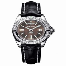 Breitling Galactic 32 Stainless Steel / Diamond / Solar Bronze / Croco A71356LA.Q579.777P