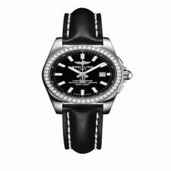 Breitling Galactic 29 Stainless Steel / Diamond / Trophy Black / Calf A7234853/BE49/477X/A12BA.1