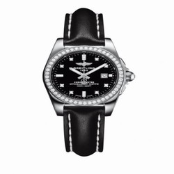 Breitling Galactic 29 Stainless Steel / Diamond / Trophy Black Diamond / Calf A7234853/BE50/477X/A12BA.1