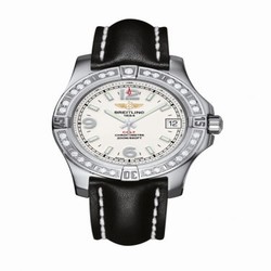 Breitling Colt 36 Diamond / Stratus Silver / Calf A7438953.G803.414X