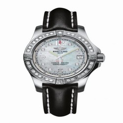 Breitling Colt Lady Diamond / Pearl Diamond / Calf / Pin A7738853/A769/408X/A14BA.1