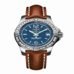 Breitling Colt Lady Diamond / Mariner Blue / Calf / Pin A7738853/C908/406X/A14BA.1