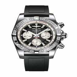 Breitling Chronomat 44 Stainless Steel / Diamond / Onyx Black / Rubber AB0110AA.B967.131S