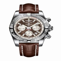 Breitling Chronomat 44 Stainless Steel / Diamond / Metallica Brown / Croco AB0110AA.Q575.739P