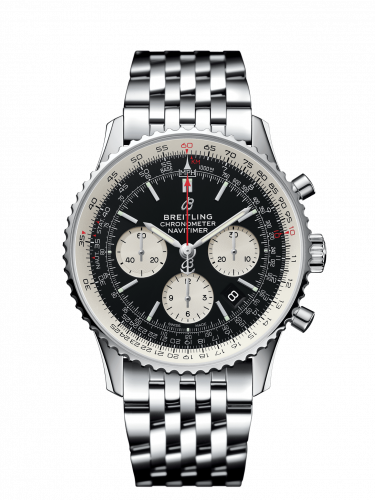Breitling Navitimer 1 B01 Chronograph 43 Stainless Steel / Black / Bracelet AB0121211B1A1
