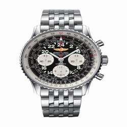 Breitling Cosmonaute Stainless Steel / Black / Bracelet AB0210B4.BC36.447A