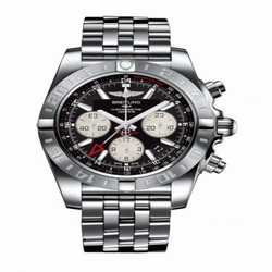 Breitling Chronomat 44 GMT Stainless Steel / Onyx Black / Bracelet AB042011.BB56.375A