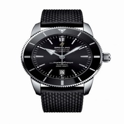 Breitling Superocean Heritage II 46 Stainless Steel / Black / Black / Rubber / Folding AB2020121B1S1