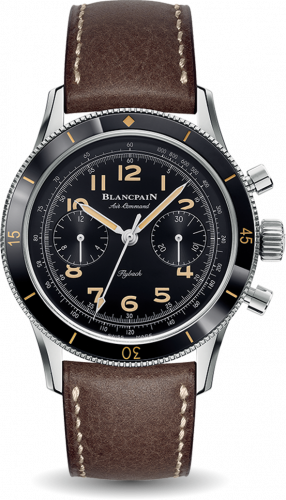 Blancpain Air Command Stainless Steel / Black / Strap AC01-1130-63A