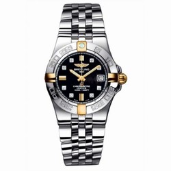 Breitling Galactic 30 Two Tone Black / Diamond / Bracelet B71340L2.BA15.368A