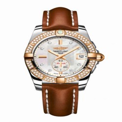 Breitling Galactic 36 Automatic Stainless Steel / Rose Gold / Diamond / Pearl Diamond / Calf C3733053.A725.412X