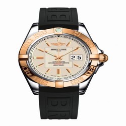 Breitling Galactic 41 Stainless Steel / Rose Gold / Sierra Silver / Rubber C49350L2.G701.150S