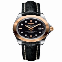 Breitling Galactic 32 Sleek Edition Stainless Steel / Rose Gold / Trophy Black Diamond / Sahara C7133012/BF64/208X/A14BA.1