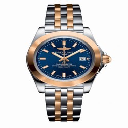 Breitling Galactic 32 Sleek Edition Stainless Steel / Rose Gold / Horizon Blue / Bracelet C7133012/C952/792C