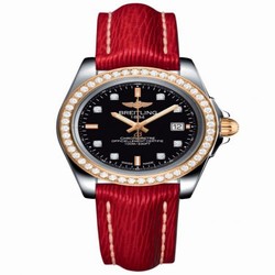 Breitling Galactic 32 Sleek Edition Stainless Steel / Rose Gold / Diamond / Trophy Black Diamond / Sahara C7133053/BF64/209X/A14BA.1