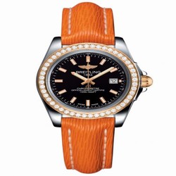 Breitling Galactic 32 Sleek Edition Stainless Steel / Rose Gold / Diamond / Trophy Black / Sahara C7133053/BF65/212X/A14BA.1