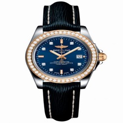 Breitling Galactic 32 Sleek Edition Stainless Steel / Rose Gold / Diamond / Horizon Blue Diamond / Sahara C7133053/C967/210X/A14BA.1